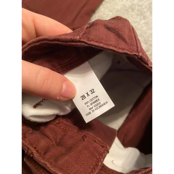 Arizona mens burgundy‎ pants 29x32 - Picture 3 of 4